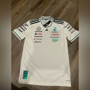 Adidas Mercedes AMG Petronas Formula One F1 Team Driver Jersey Shirt Men’s Sm